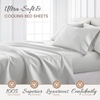 image:imageLinen Market DoubleBrushed Microfiber Queen Sheet Set 4 Piece  OekoTEX Certified Ultra Soft amp WrinkleFree  16 Deep Pocket Sheets  Easy Care Queen Size  IvoryHoneycomb Light Gray