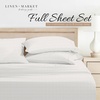 image:imageLinen Market DoubleBrushed Microfiber Queen Sheet Set 4 Piece  OekoTEX Certified Ultra Soft amp WrinkleFree  16 Deep Pocket Sheets  Easy Care Queen Size  IvoryBeaded Arrows Light Gray