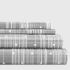 image:imageLinen Market DoubleBrushed Microfiber Queen Sheet Set 4 Piece  OekoTEX Certified Ultra Soft amp WrinkleFree  16 Deep Pocket Sheets  Easy Care Queen Size  IvoryPolkadot Gray