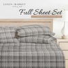 image:imageLinen Market DoubleBrushed Microfiber Queen Sheet Set 4 Piece  OekoTEX Certified Ultra Soft amp WrinkleFree  16 Deep Pocket Sheets  Easy Care Queen Size  IvoryPolkadot Gray