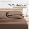 image:imageLinen Market DoubleBrushed Microfiber Queen Sheet Set 4 Piece  OekoTEX Certified Ultra Soft amp WrinkleFree  16 Deep Pocket Sheets  Easy Care Queen Size  IvoryTaupe