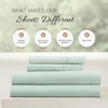 image:imageLinen Market DoubleBrushed Microfiber Queen Sheet Set 4 Piece  OekoTEX Certified Ultra Soft amp WrinkleFree  16 Deep Pocket Sheets  Easy Care Queen Size  IvoryMint