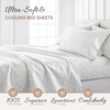 image:imageLinen Market DoubleBrushed Microfiber Queen Sheet Set 4 Piece  OekoTEX Certified Ultra Soft amp WrinkleFree  16 Deep Pocket Sheets  Easy Care Queen Size  IvoryCoarse Paisly Light Gray