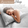 image:imageLinen Market DoubleBrushed Microfiber Queen Sheet Set 4 Piece  OekoTEX Certified Ultra Soft amp WrinkleFree  16 Deep Pocket Sheets  Easy Care Queen Size  IvoryCalm Light Gray