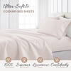 image:imageLinen Market DoubleBrushed Microfiber Queen Sheet Set 4 Piece  OekoTEX Certified Ultra Soft amp WrinkleFree  16 Deep Pocket Sheets  Easy Care Queen Size  IvoryClassic in Pink