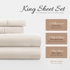 image:imageLinen Market DoubleBrushed Microfiber Queen Sheet Set 4 Piece  OekoTEX Certified Ultra Soft amp WrinkleFree  16 Deep Pocket Sheets  Easy Care Queen Size  IvoryIvory