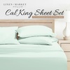 image:imageLinen Market DoubleBrushed Microfiber Queen Sheet Set 4 Piece  OekoTEX Certified Ultra Soft amp WrinkleFree  16 Deep Pocket Sheets  Easy Care Queen Size  IvoryMint