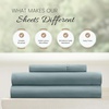 image:imageLinen Market DoubleBrushed Microfiber Queen Sheet Set 4 Piece  OekoTEX Certified Ultra Soft amp WrinkleFree  16 Deep Pocket Sheets  Easy Care Queen Size  IvoryOcean
