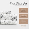 image:imageLinen Market DoubleBrushed Microfiber Queen Sheet Set 4 Piece  OekoTEX Certified Ultra Soft amp WrinkleFree  16 Deep Pocket Sheets  Easy Care Queen Size  IvoryMake a Wish Gray