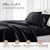 image:imageLinen Market DoubleBrushed Microfiber Queen Sheet Set 4 Piece  OekoTEX Certified Ultra Soft amp WrinkleFree  16 Deep Pocket Sheets  Easy Care Queen Size  IvoryBlack