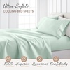 image:imageLinen Market DoubleBrushed Microfiber Queen Sheet Set 4 Piece  OekoTEX Certified Ultra Soft amp WrinkleFree  16 Deep Pocket Sheets  Easy Care Queen Size  IvoryMint
