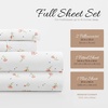 image:imageLinen Market DoubleBrushed Microfiber Queen Sheet Set 4 Piece  OekoTEX Certified Ultra Soft amp WrinkleFree  16 Deep Pocket Sheets  Easy Care Queen Size  IvoryFloral Pink