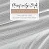 image:imageLinen Market DoubleBrushed Microfiber Queen Sheet Set 4 Piece  OekoTEX Certified Ultra Soft amp WrinkleFree  16 Deep Pocket Sheets  Easy Care Queen Size  IvoryHoneycomb Light Gray