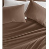 image:imageLinen Market DoubleBrushed Microfiber Queen Sheet Set 4 Piece  OekoTEX Certified Ultra Soft amp WrinkleFree  16 Deep Pocket Sheets  Easy Care Queen Size  IvoryTaupe