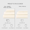 image:imageLinen Market DoubleBrushed Microfiber Queen Sheet Set 4 Piece  OekoTEX Certified Ultra Soft amp WrinkleFree  16 Deep Pocket Sheets  Easy Care Queen Size  IvoryElegant White