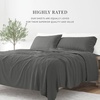 image:imageLinen Market DoubleBrushed Microfiber Queen Sheet Set 4 Piece  OekoTEX Certified Ultra Soft amp WrinkleFree  16 Deep Pocket Sheets  Easy Care Queen Size  IvoryCozy Gray
