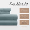 image:imageLinen Market DoubleBrushed Microfiber Queen Sheet Set 4 Piece  OekoTEX Certified Ultra Soft amp WrinkleFree  16 Deep Pocket Sheets  Easy Care Queen Size  IvoryOcean