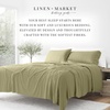 image:imageLinen Market DoubleBrushed Microfiber Queen Sheet Set 4 Piece  OekoTEX Certified Ultra Soft amp WrinkleFree  16 Deep Pocket Sheets  Easy Care Queen Size  IvorySage