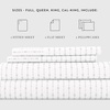image:imageLinen Market DoubleBrushed Microfiber Queen Sheet Set 4 Piece  OekoTEX Certified Ultra Soft amp WrinkleFree  16 Deep Pocket Sheets  Easy Care Queen Size  IvoryBeaded Arrows Light Gray