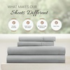 image:imageLinen Market DoubleBrushed Microfiber Queen Sheet Set 4 Piece  OekoTEX Certified Ultra Soft amp WrinkleFree  16 Deep Pocket Sheets  Easy Care Queen Size  IvoryCalm Light Gray
