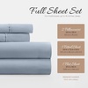 image:imageLinen Market DoubleBrushed Microfiber Queen Sheet Set 4 Piece  OekoTEX Certified Ultra Soft amp WrinkleFree  16 Deep Pocket Sheets  Easy Care Queen Size  IvoryLight Blue