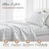 image:imageLinen Market DoubleBrushed Microfiber Queen Sheet Set 4 Piece  OekoTEX Certified Ultra Soft amp WrinkleFree  16 Deep Pocket Sheets  Easy Care Queen Size  IvoryBlossoms Light Blue