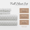 image:imageLinen Market DoubleBrushed Microfiber Queen Sheet Set 4 Piece  OekoTEX Certified Ultra Soft amp WrinkleFree  16 Deep Pocket Sheets  Easy Care Queen Size  IvoryHoneycomb Light Gray