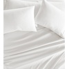 image:imageLinen Market DoubleBrushed Microfiber Queen Sheet Set 4 Piece  OekoTEX Certified Ultra Soft amp WrinkleFree  16 Deep Pocket Sheets  Easy Care Queen Size  IvoryAbsolute White