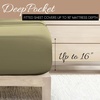 image:imageLinen Market DoubleBrushed Microfiber Queen Sheet Set 4 Piece  OekoTEX Certified Ultra Soft amp WrinkleFree  16 Deep Pocket Sheets  Easy Care Queen Size  IvorySage