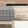 image:imageLinen Market DoubleBrushed Microfiber Queen Sheet Set 4 Piece  OekoTEX Certified Ultra Soft amp WrinkleFree  16 Deep Pocket Sheets  Easy Care Queen Size  IvoryPolkadot Gray