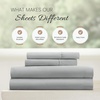 image:imageLinen Market DoubleBrushed Microfiber Queen Sheet Set 4 Piece  OekoTEX Certified Ultra Soft amp WrinkleFree  16 Deep Pocket Sheets  Easy Care Queen Size  IvoryCalm Light Gray