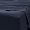 image:imageLinen Market DoubleBrushed Microfiber Queen Sheet Set 4 Piece  OekoTEX Certified Ultra Soft amp WrinkleFree  16 Deep Pocket Sheets  Easy Care Queen Size  IvoryDeep Blue