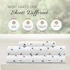 image:imageLinen Market DoubleBrushed Microfiber Queen Sheet Set 4 Piece  OekoTEX Certified Ultra Soft amp WrinkleFree  16 Deep Pocket Sheets  Easy Care Queen Size  IvorySoft Floral Light Blue