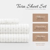 image:imageLinen Market DoubleBrushed Microfiber Queen Sheet Set 4 Piece  OekoTEX Certified Ultra Soft amp WrinkleFree  16 Deep Pocket Sheets  Easy Care Queen Size  IvoryBeaded Arrows Light Gray