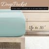 image:imageLinen Market DoubleBrushed Microfiber Queen Sheet Set 4 Piece  OekoTEX Certified Ultra Soft amp WrinkleFree  16 Deep Pocket Sheets  Easy Care Queen Size  IvoryAqua