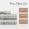 image:imageLinen Market DoubleBrushed Microfiber Queen Sheet Set 4 Piece  OekoTEX Certified Ultra Soft amp WrinkleFree  16 Deep Pocket Sheets  Easy Care Queen Size  IvoryPolkadot Gray