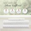 image:imageLinen Market DoubleBrushed Microfiber Queen Sheet Set 4 Piece  OekoTEX Certified Ultra Soft amp WrinkleFree  16 Deep Pocket Sheets  Easy Care Queen Size  IvoryBeaded Arrows Light Gray