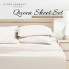 image:imageLinen Market DoubleBrushed Microfiber Queen Sheet Set 4 Piece  OekoTEX Certified Ultra Soft amp WrinkleFree  16 Deep Pocket Sheets  Easy Care Queen Size  IvoryIvory