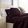 image:imageLinen Market DoubleBrushed Microfiber Queen Sheet Set 4 Piece  OekoTEX Certified Ultra Soft amp WrinkleFree  16 Deep Pocket Sheets  Easy Care Queen Size  IvoryPurple