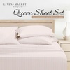 image:imageLinen Market DoubleBrushed Microfiber Queen Sheet Set 4 Piece  OekoTEX Certified Ultra Soft amp WrinkleFree  16 Deep Pocket Sheets  Easy Care Queen Size  IvoryClassic in Pink