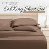 image:imageLinen Market DoubleBrushed Microfiber Queen Sheet Set 4 Piece  OekoTEX Certified Ultra Soft amp WrinkleFree  16 Deep Pocket Sheets  Easy Care Queen Size  IvoryTaupe