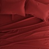 image:imageLinen Market DoubleBrushed Microfiber Queen Sheet Set 4 Piece  OekoTEX Certified Ultra Soft amp WrinkleFree  16 Deep Pocket Sheets  Easy Care Queen Size  IvoryBurgundy