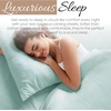 image:imageLinen Market DoubleBrushed Microfiber Queen Sheet Set 4 Piece  OekoTEX Certified Ultra Soft amp WrinkleFree  16 Deep Pocket Sheets  Easy Care Queen Size  IvoryAqua