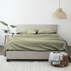 image:imageLinen Market DoubleBrushed Microfiber Queen Sheet Set 4 Piece  OekoTEX Certified Ultra Soft amp WrinkleFree  16 Deep Pocket Sheets  Easy Care Queen Size  IvorySage