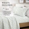 image:imageLinen Market DoubleBrushed Microfiber Queen Sheet Set 4 Piece  OekoTEX Certified Ultra Soft amp WrinkleFree  16 Deep Pocket Sheets  Easy Care Queen Size  IvoryWildflower Light Gray