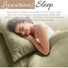 image:imageLinen Market DoubleBrushed Microfiber Queen Sheet Set 4 Piece  OekoTEX Certified Ultra Soft amp WrinkleFree  16 Deep Pocket Sheets  Easy Care Queen Size  IvorySage