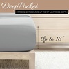 image:imageLinen Market DoubleBrushed Microfiber Queen Sheet Set 4 Piece  OekoTEX Certified Ultra Soft amp WrinkleFree  16 Deep Pocket Sheets  Easy Care Queen Size  IvoryCalm Light Gray