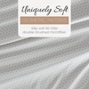 image:imageLinen Market DoubleBrushed Microfiber Queen Sheet Set 4 Piece  OekoTEX Certified Ultra Soft amp WrinkleFree  16 Deep Pocket Sheets  Easy Care Queen Size  IvoryHoneycomb Light Gray