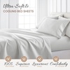 image:imageLinen Market DoubleBrushed Microfiber Queen Sheet Set 4 Piece  OekoTEX Certified Ultra Soft amp WrinkleFree  16 Deep Pocket Sheets  Easy Care Queen Size  IvoryPuffed Chevron Light Gray