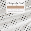image:imageLinen Market DoubleBrushed Microfiber Queen Sheet Set 4 Piece  OekoTEX Certified Ultra Soft amp WrinkleFree  16 Deep Pocket Sheets  Easy Care Queen Size  IvorySoft Dots Navy